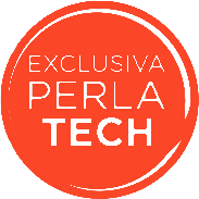 Selo tecnologia Perla Tech na cor Laranja